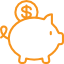 piggy bank icon icon
